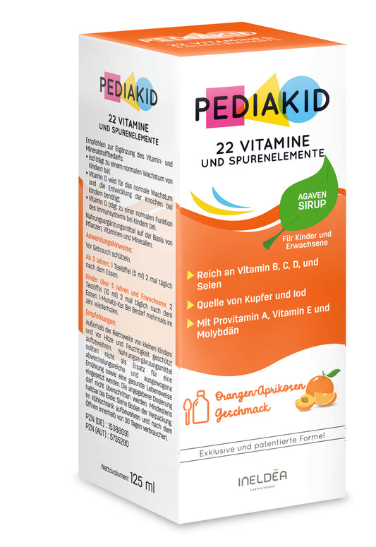 PEDIAKID® 22 Vitamine und Spurenelemente (125ml)