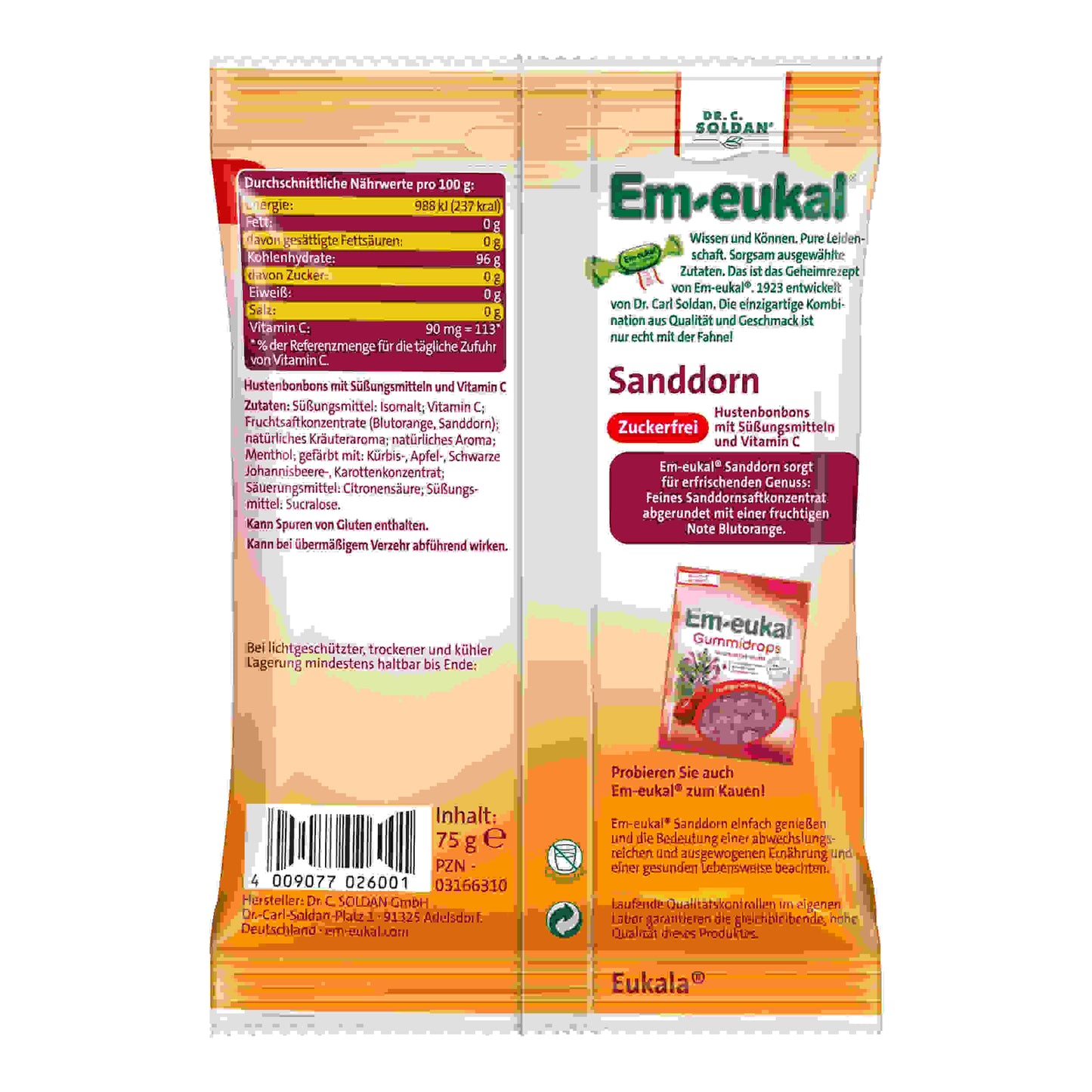 Em-eukal Sanddorn zfr. 75 g