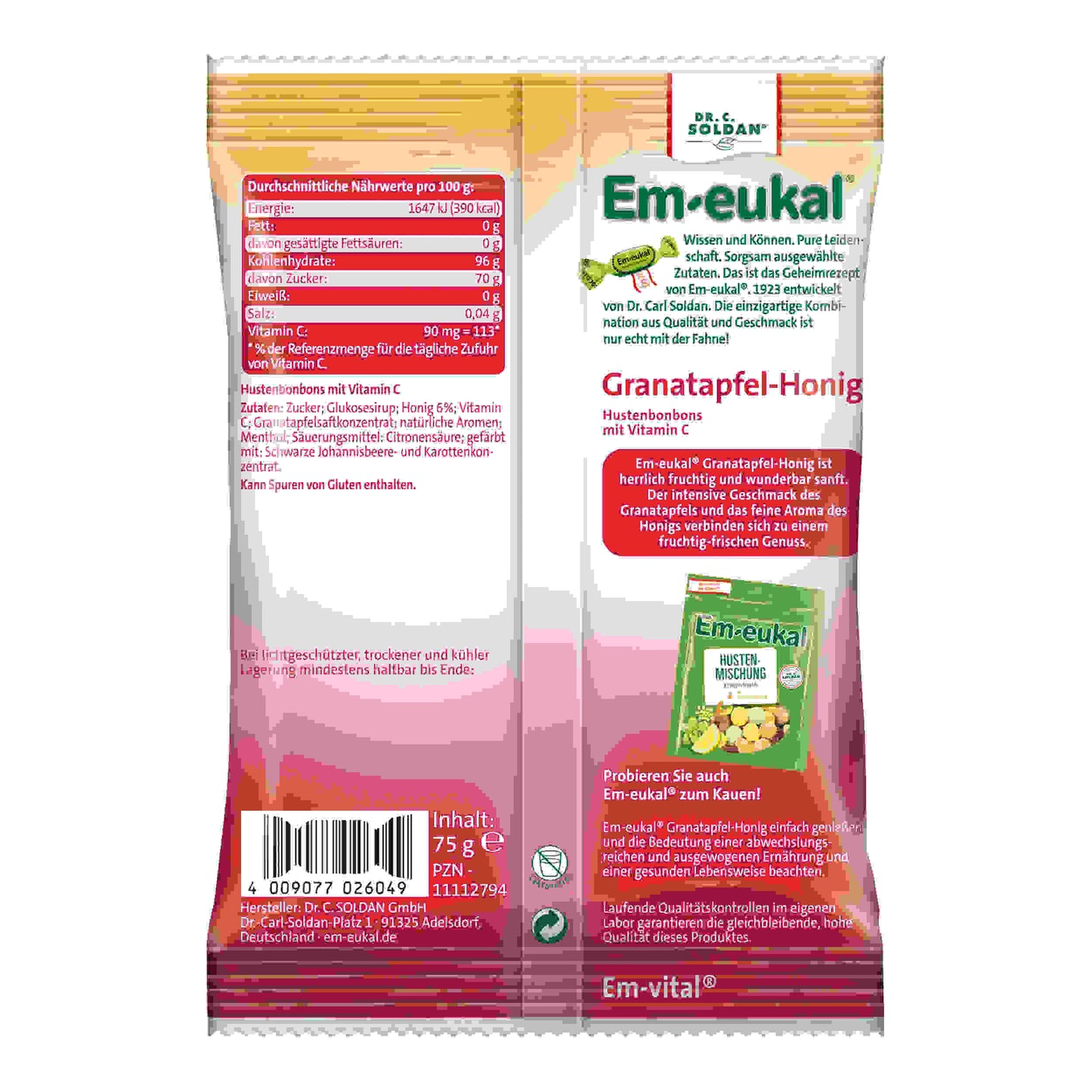 Em-eukal Granatapfel-Honig zh. 75 g