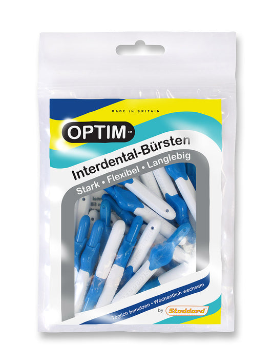 OPTIM Interdentalbürste 16 er pack blau - ISO 3