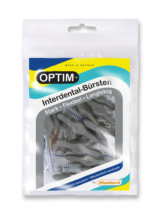 OPTIM Interdentalbürste16 er pack grau - ISO 7