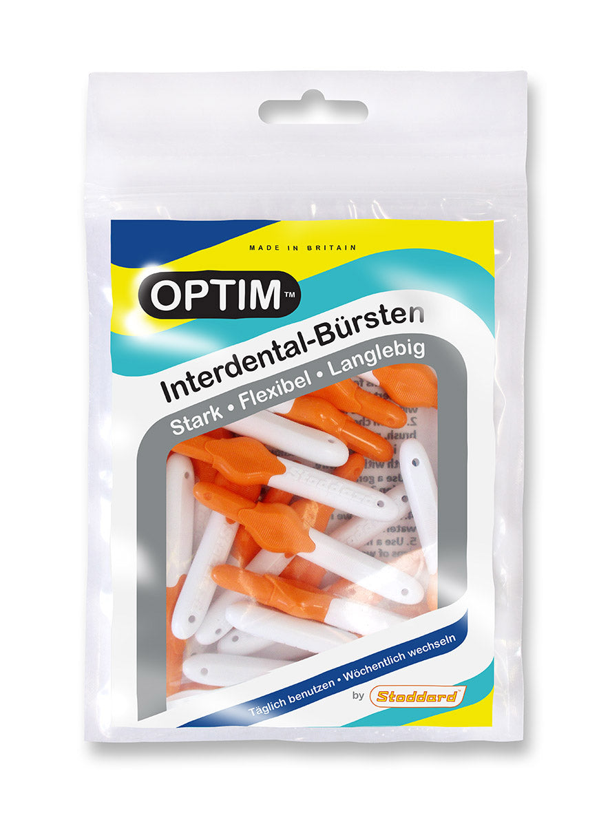 OPTIM Interdentalbürste 16 er pack orange - ISO 1