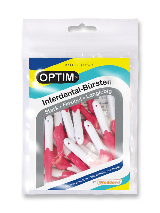 OPTIM Interdentalbürste 16 er pack pink - ISO 0