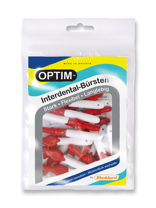 OPTIM Interdentalbürste 16 er pack rot - ISO 2