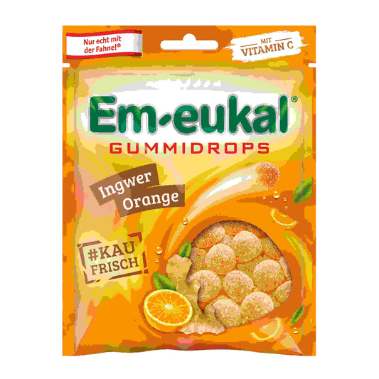 Em-eukal Gummidrops Ingwer - Orange zh. 90g